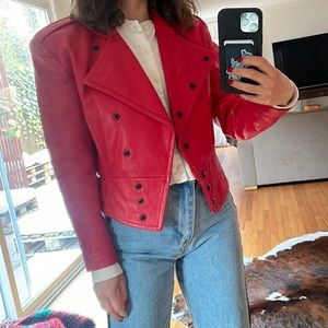 genuine leather jacket in great condition, like new.
